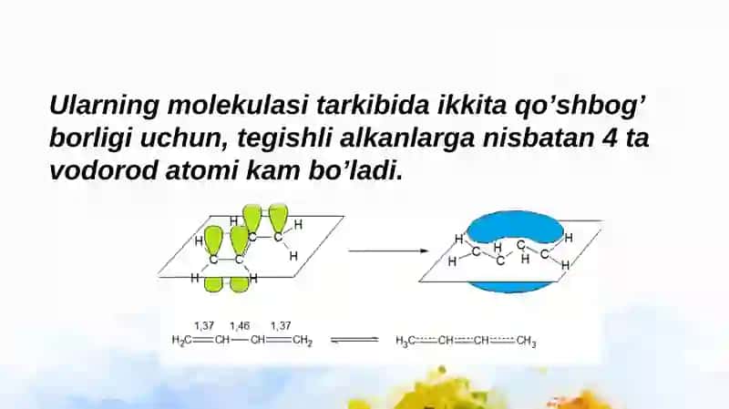 Alkadiyenlarning olinishi va xossalari 3