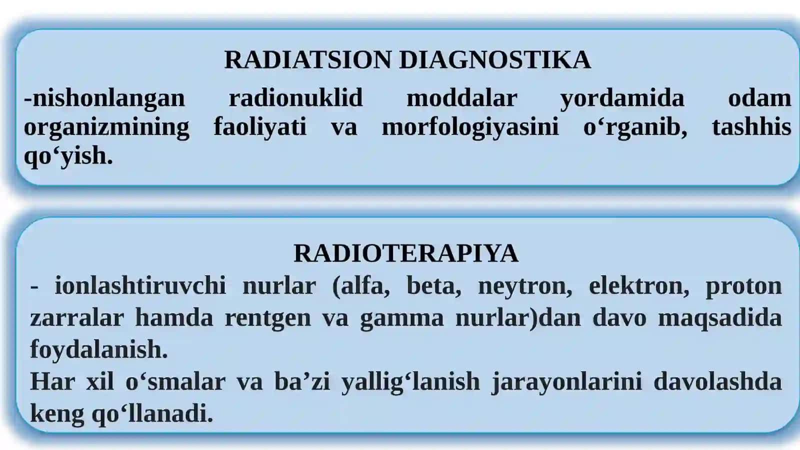 Ionlashtiruvchi Nurlar Biologiyasi 3