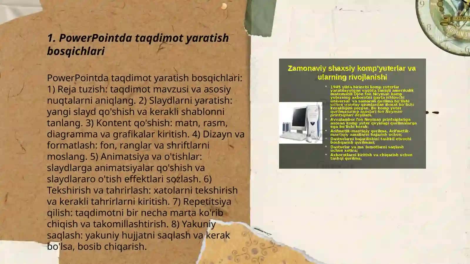 PowerPointda Taqdimotlar 3