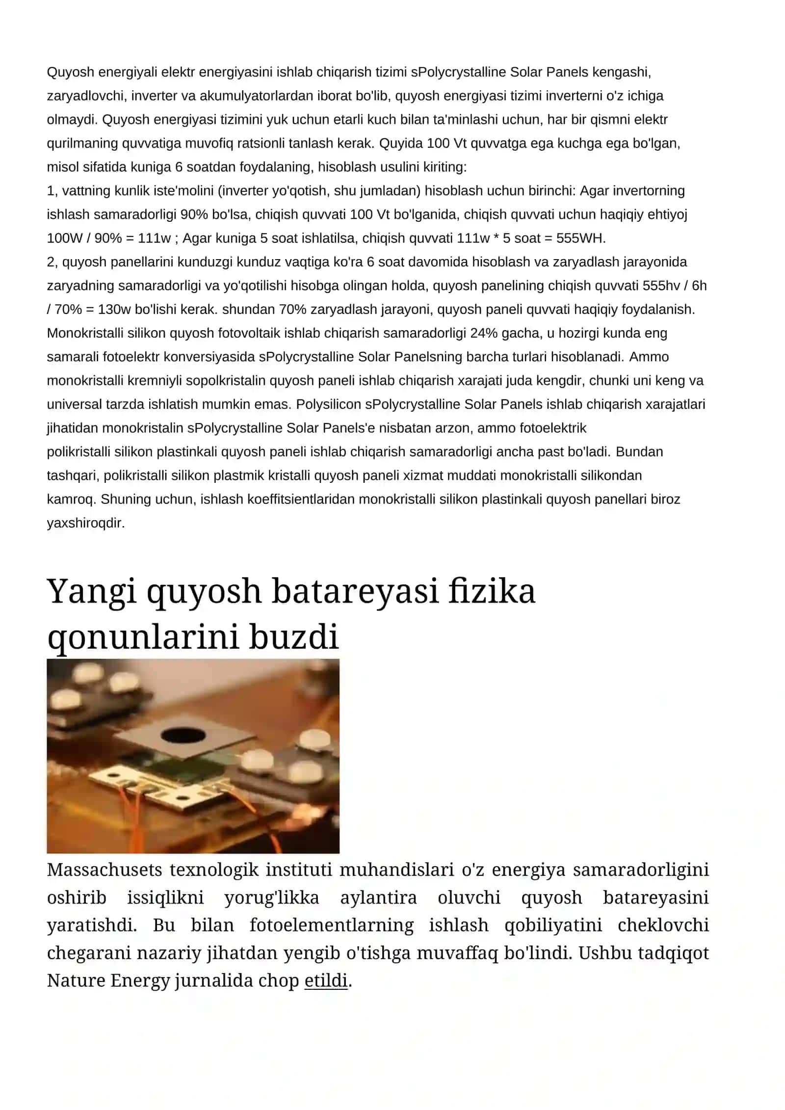 Quyosh panellari 3