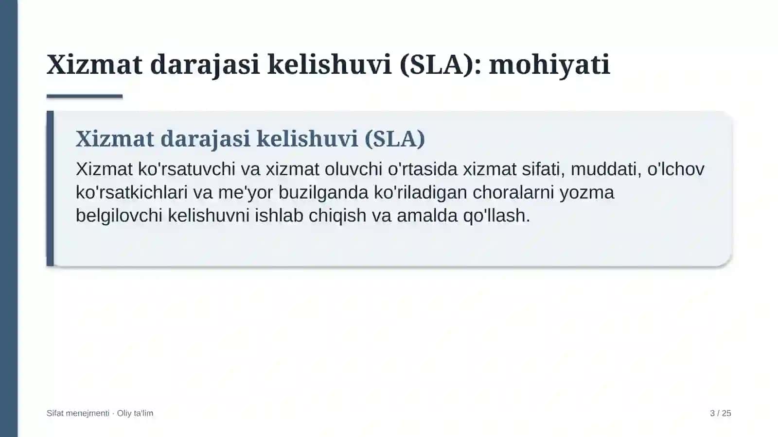 Etnoturizmda xizmat ko'rsatish darajasi kelishuvlarini joriy etish 3