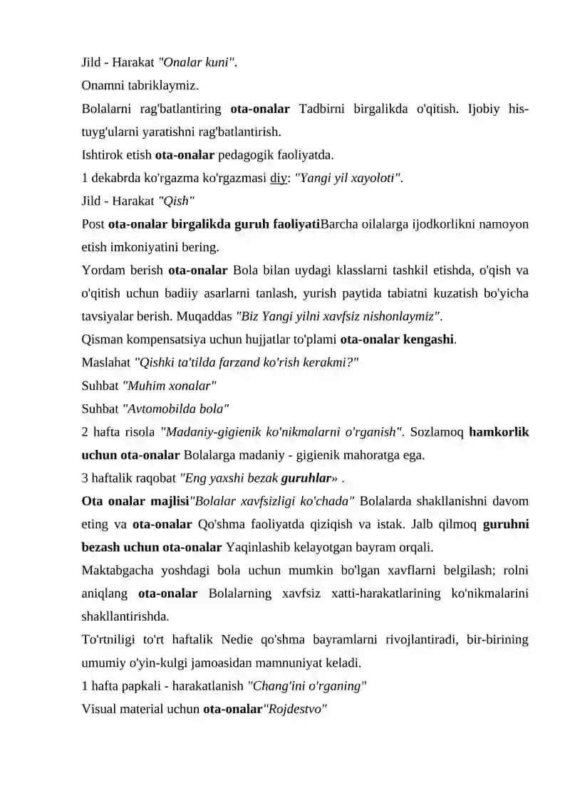 GURUH OTA-ONALAR REJASI 3
