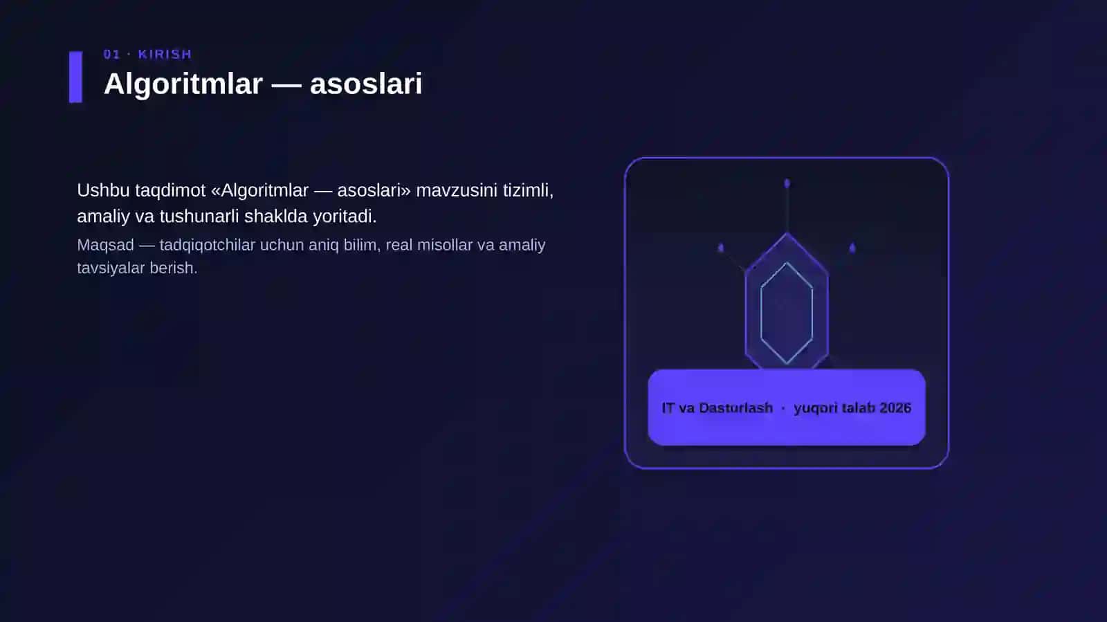 Algoritmlar — asoslari 3