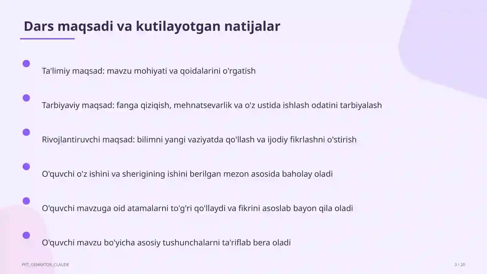 Iqtisodiyot nima: ehtiyoj va resurslar (9-sinf) 3