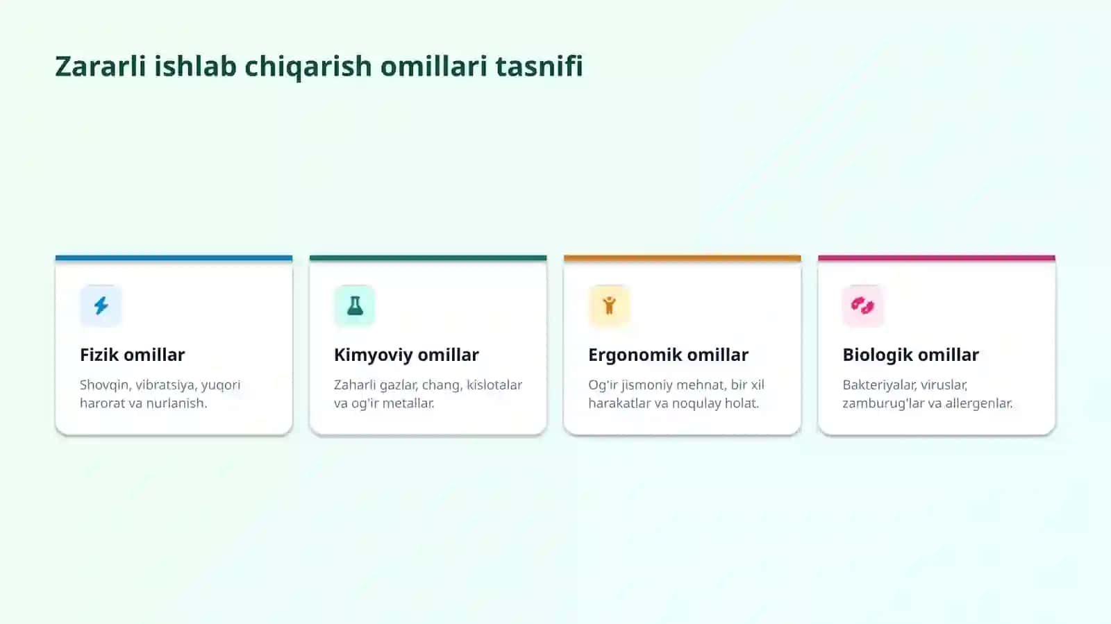 Ishlabchiqarishdakasbkasalliklarivaularnioldiniolish 3