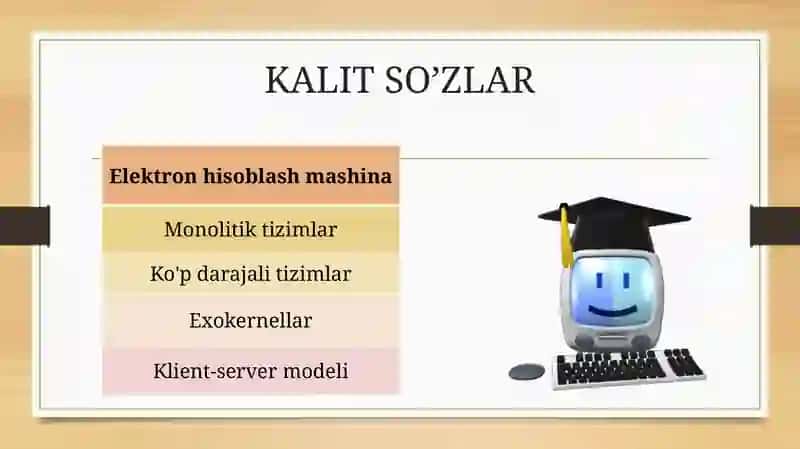 Operatsion tizim tuzilishi 3