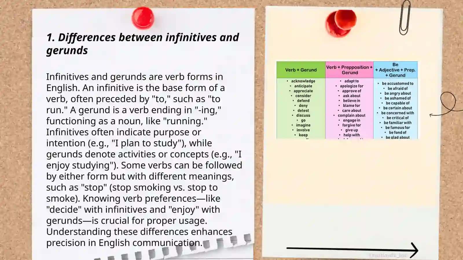 Infinitive and gerund 3