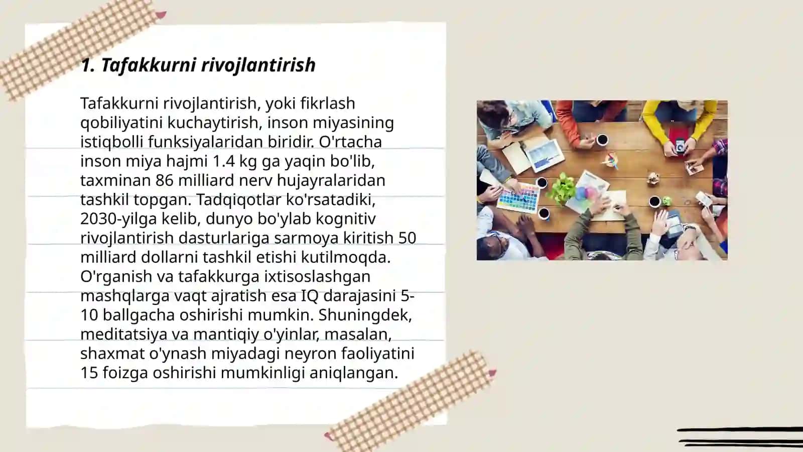 Tafakkur. Intellekt va kreativlik 3