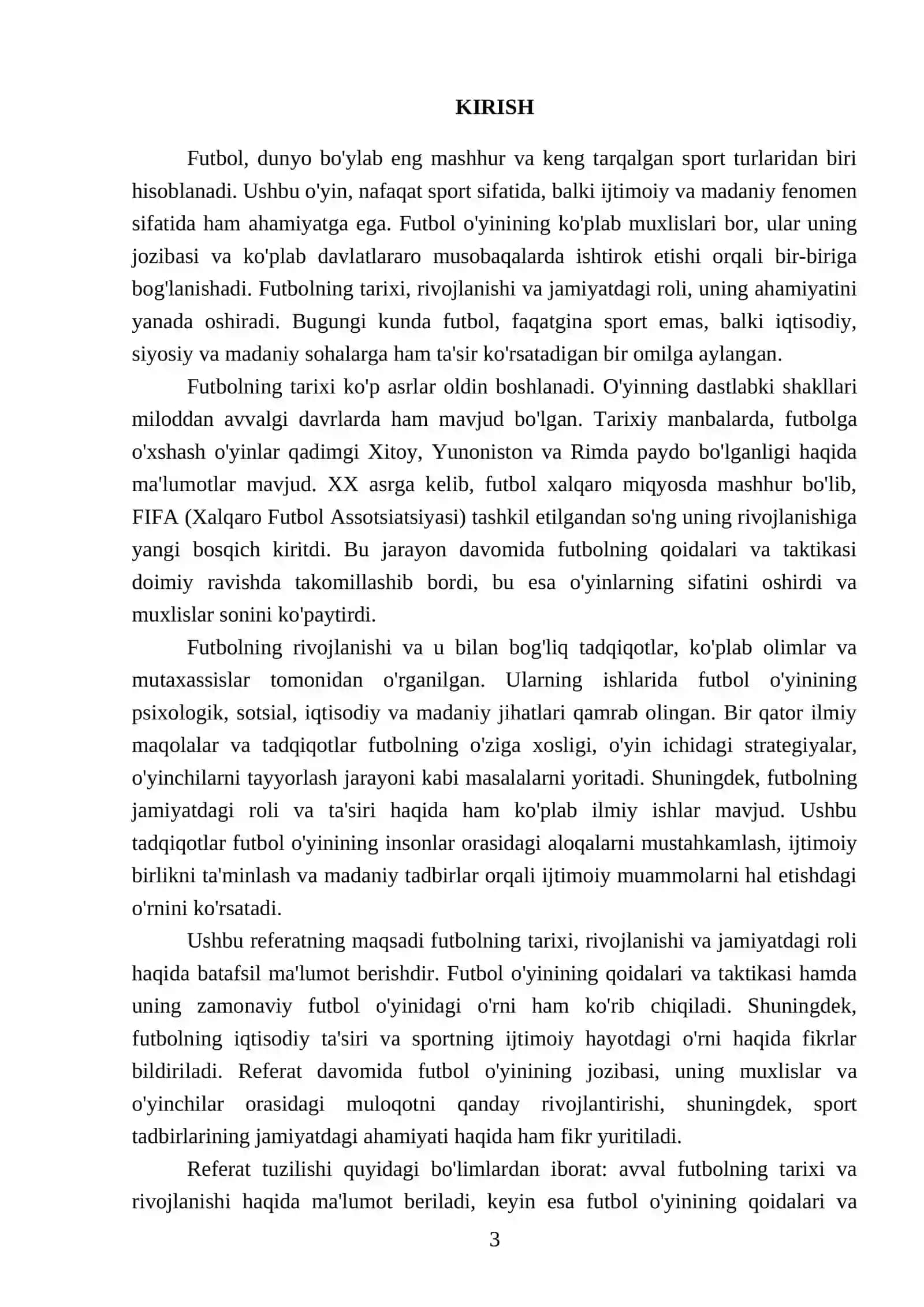 Futbolning Tarixi va Rivojlanishi 3