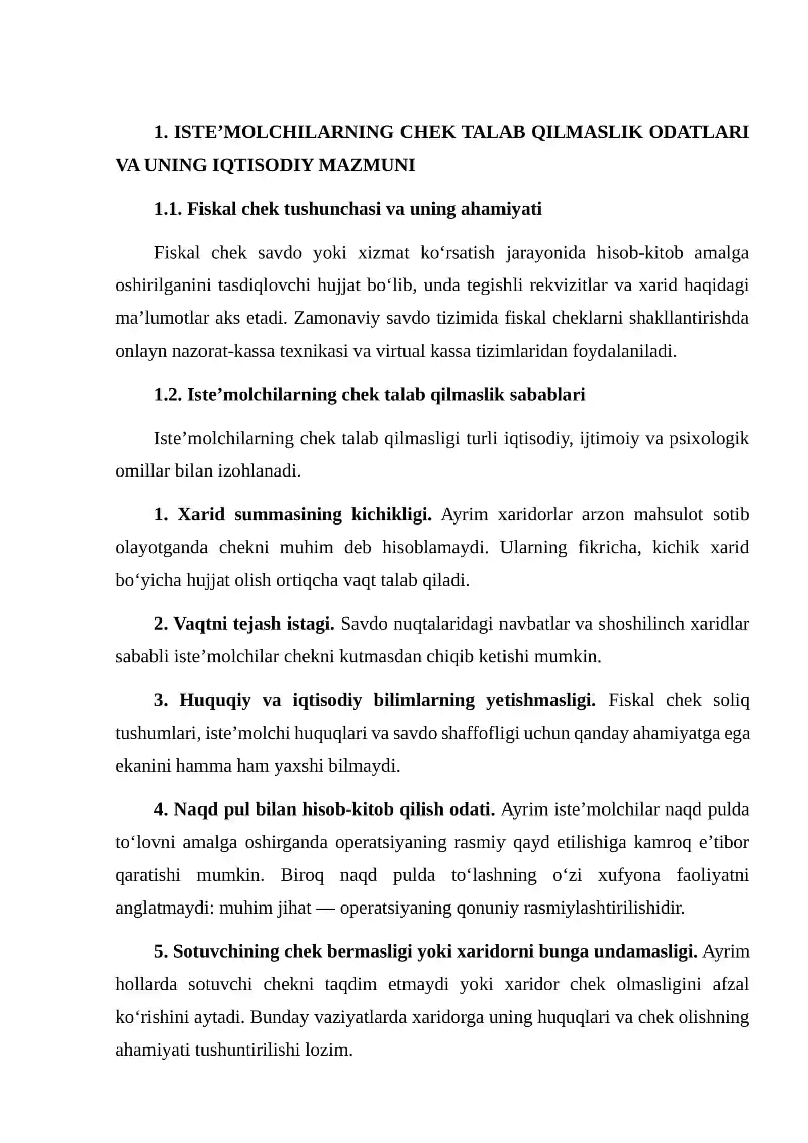 ISTE’MOLCHILARNING CHEK TALAB QILMASLIK ODATLARI VA UNING XUFYONA AYLANMAGA TA’SIRINI STATISTIK O‘RGANISH 3