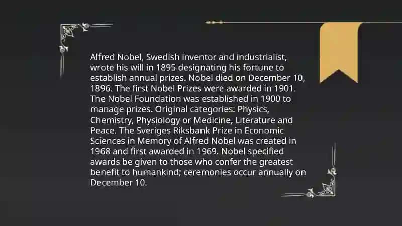 Nobel prize 3