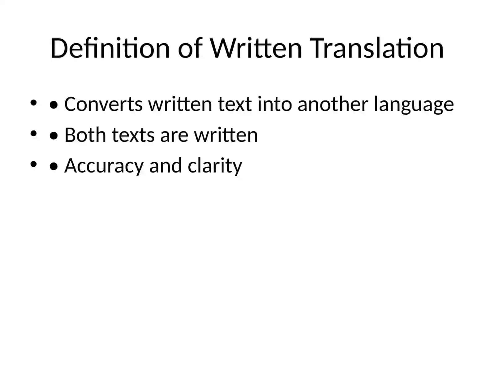 Written Translation Concepts 3