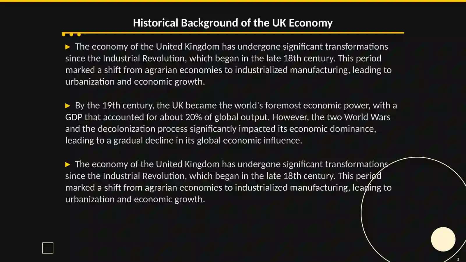 Economy of the United Kingdom 3