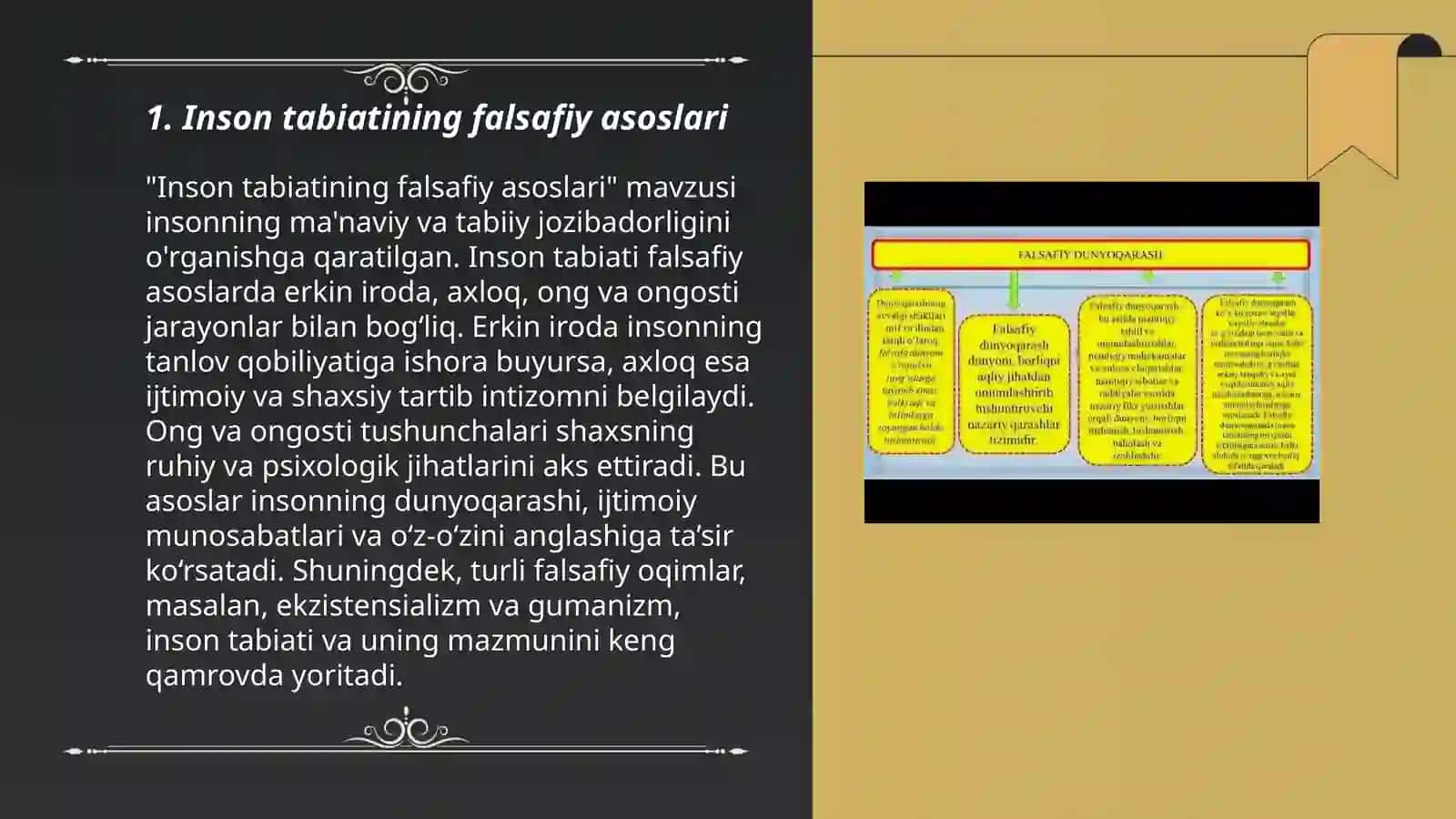 Inson tabiatining falsafiy asoslari 3