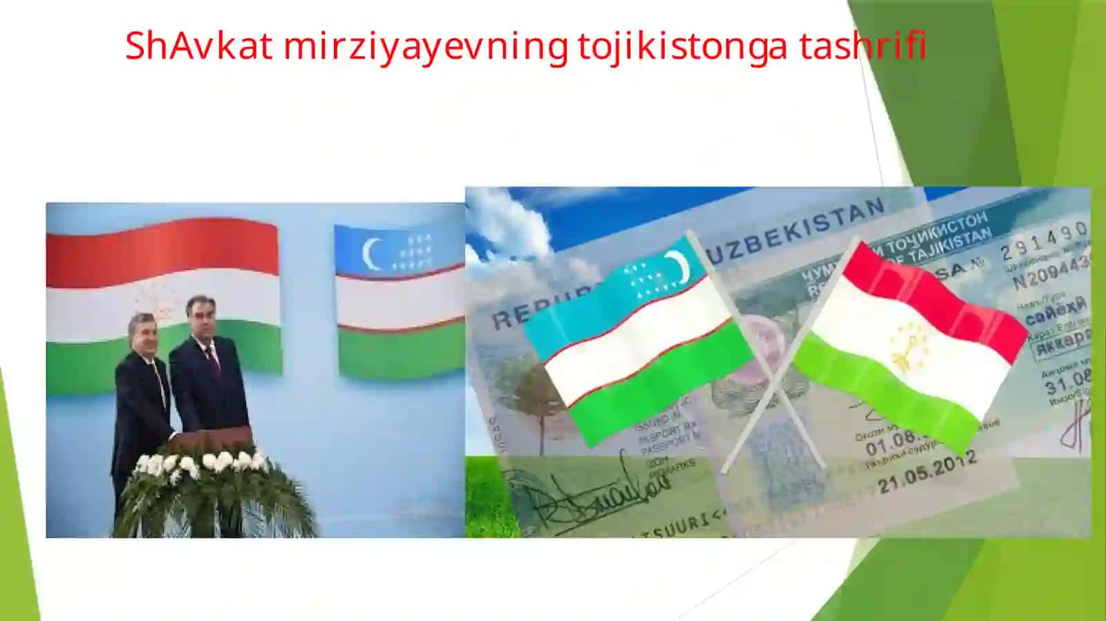 Shavkat Mirziyoyevning Davlat Tashriflari 3