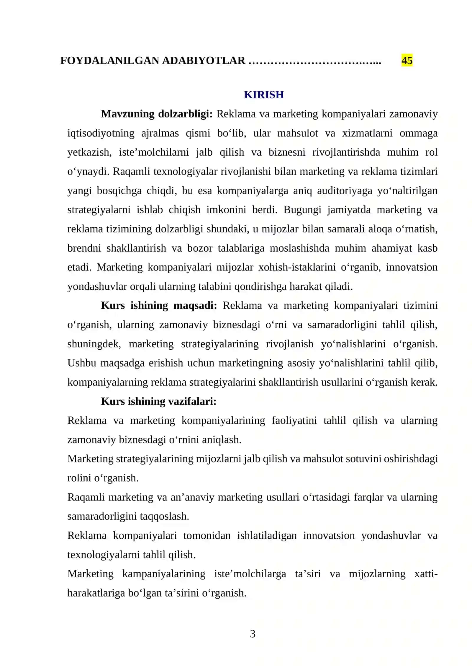 REKLAMA VA MARKETING KOMPANIYALARI TIZIMI 3