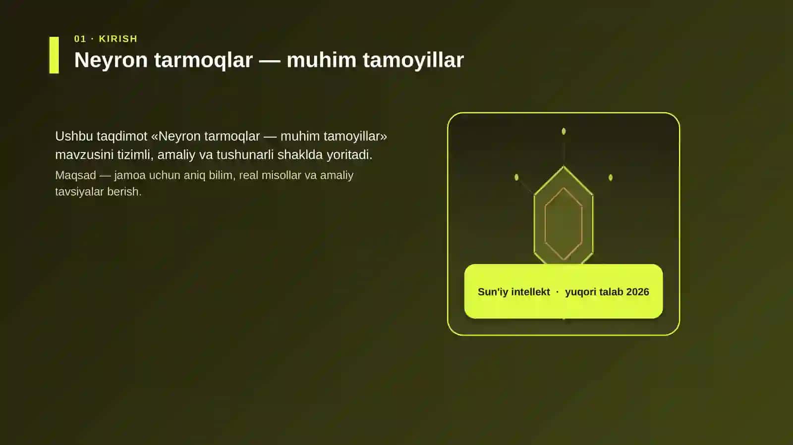 Neyron tarmoqlar — muhim tamoyillar 3