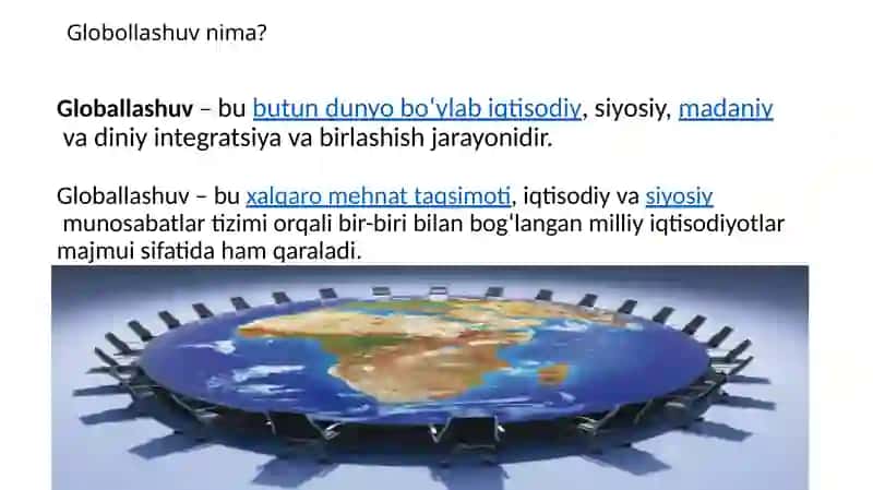 Jahon Iqtisodiyotni Globallashtirish Jarayonlari 3