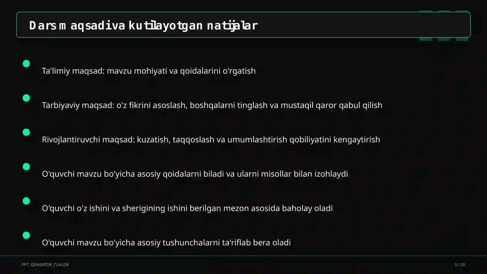 Geometrik yasashlar: burchak va kesmalarni bo'lish (8-sinf) 3
