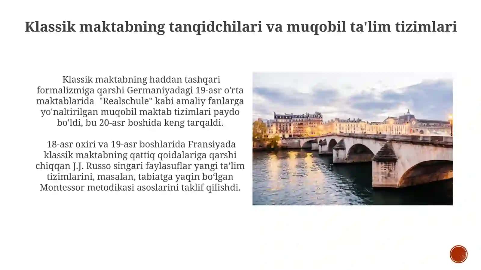 Angilya va Fransiya Klassik (Akademik) Maktabining Shakillanishi 3