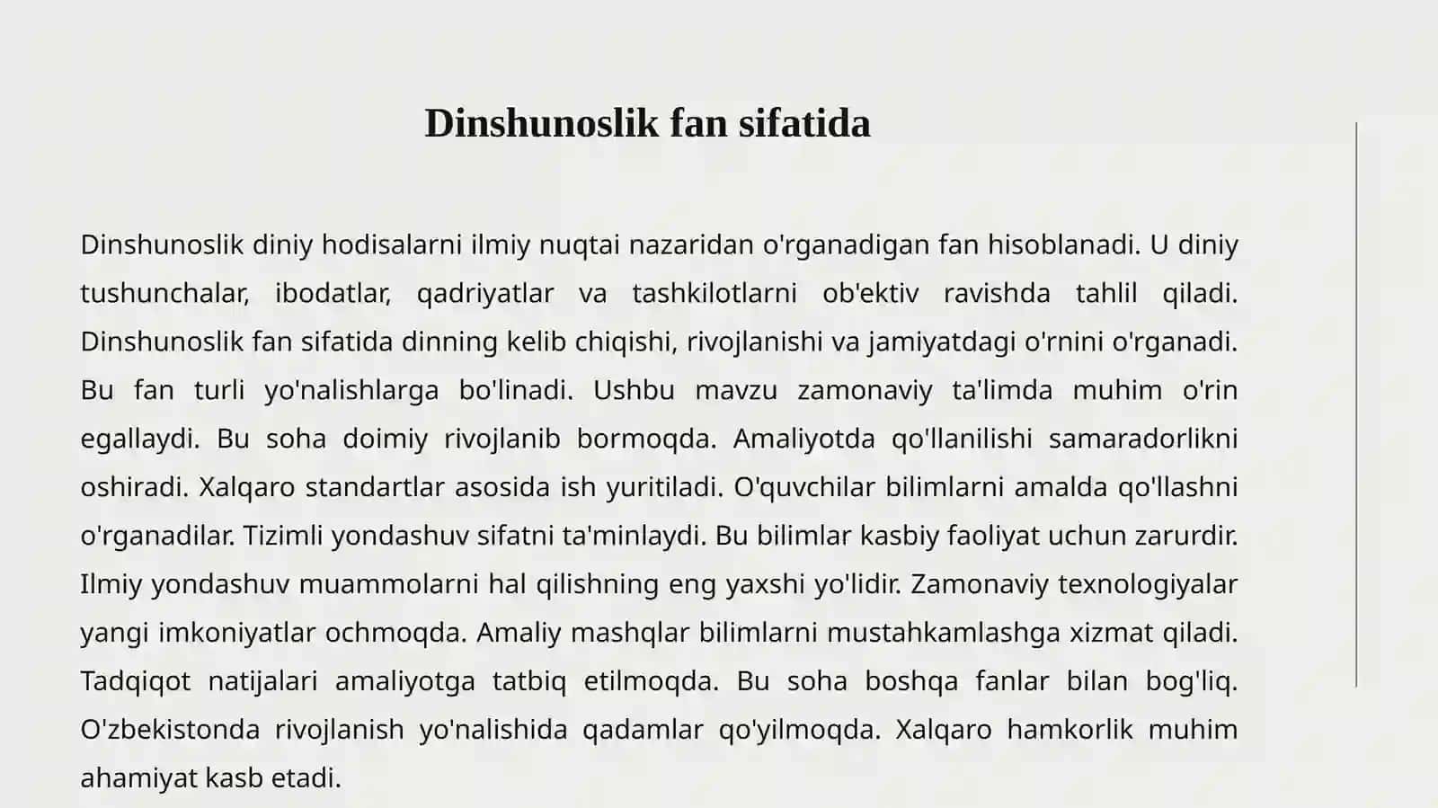 Din va dinshunoslik 3