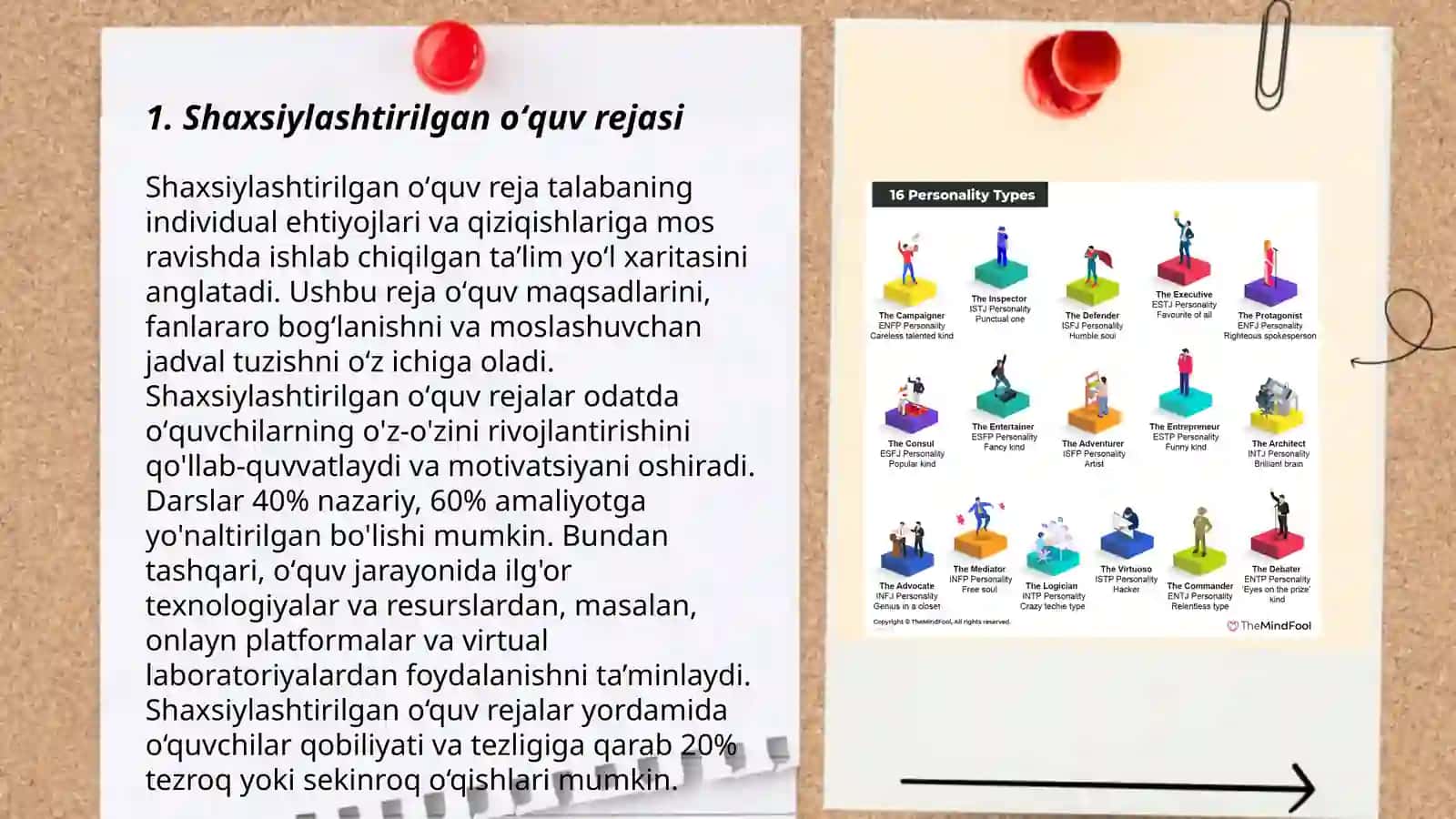Shaxsiylashtirilgan oʻquv rejasi 3