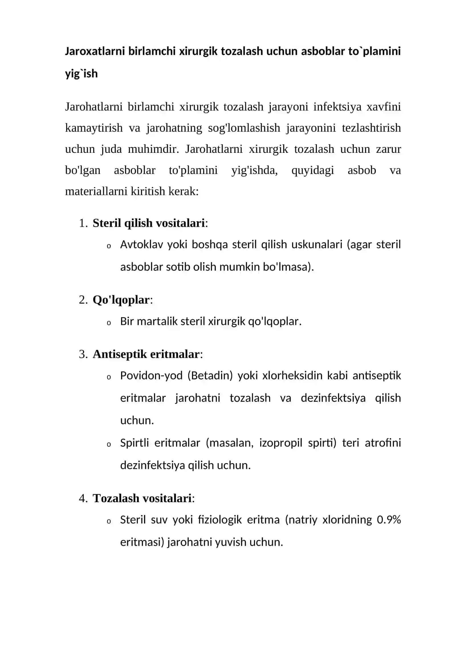 Yumshoq to`qimalar shikastlanganda birinchi yordam 3