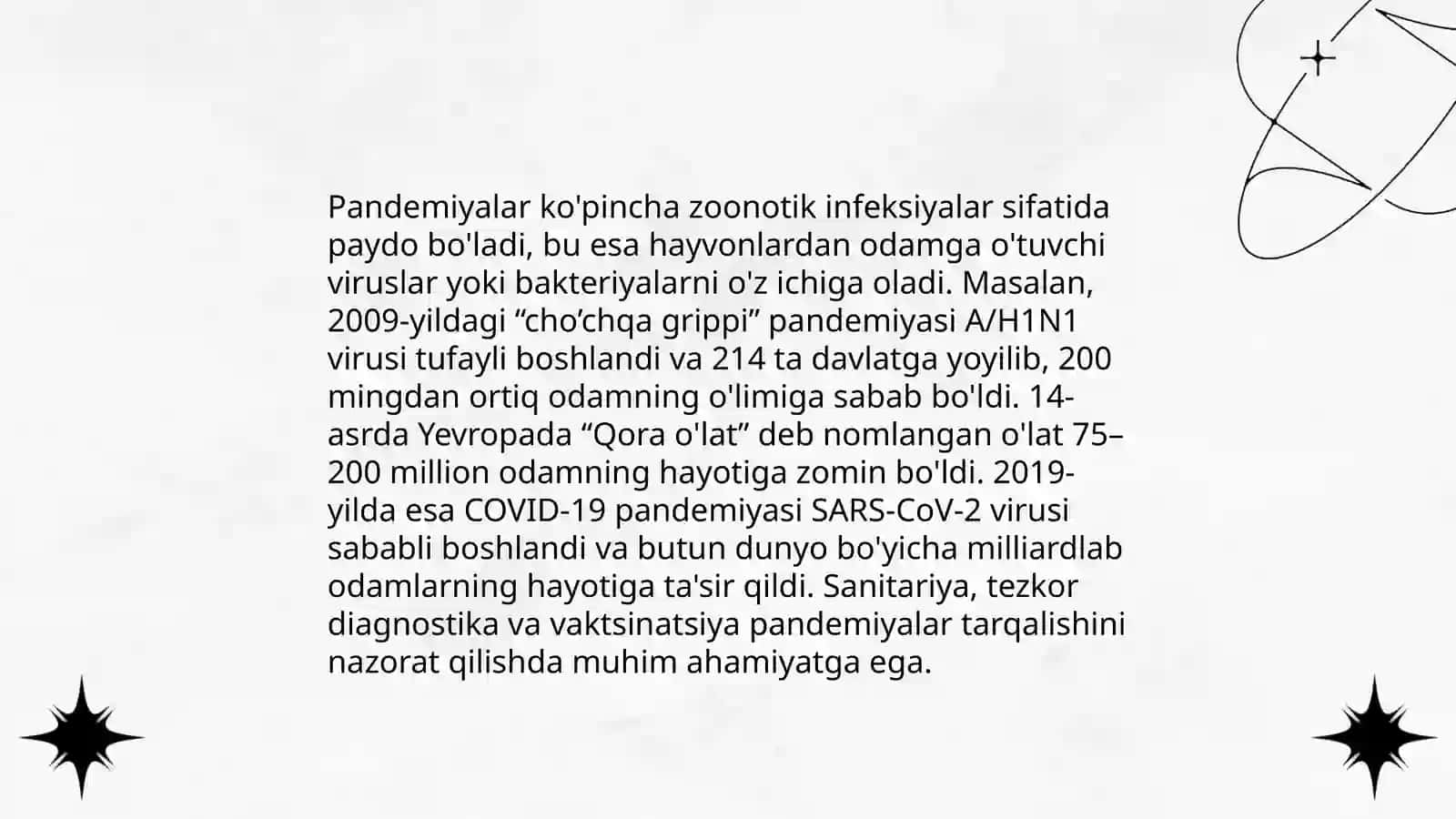 Pandemiya-XXI asrning global muammosi va uning oqibatlari 3