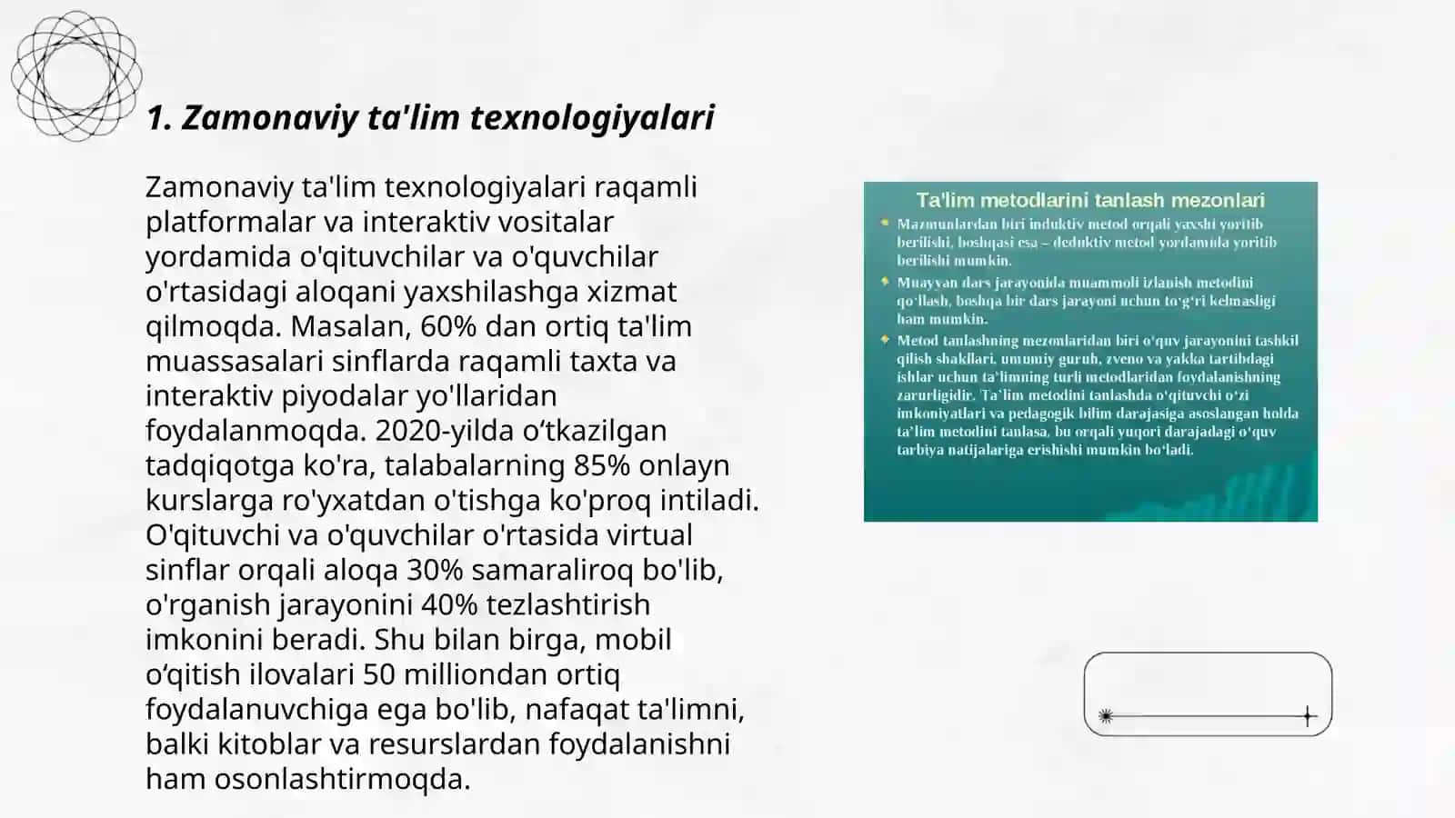 Zamonaviy ta'lim texnologiyalari 3