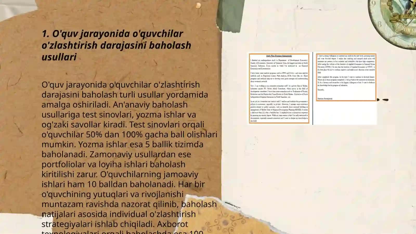 O'quchilarning o'zlashtirishini tadqiq etish metodikasi 3