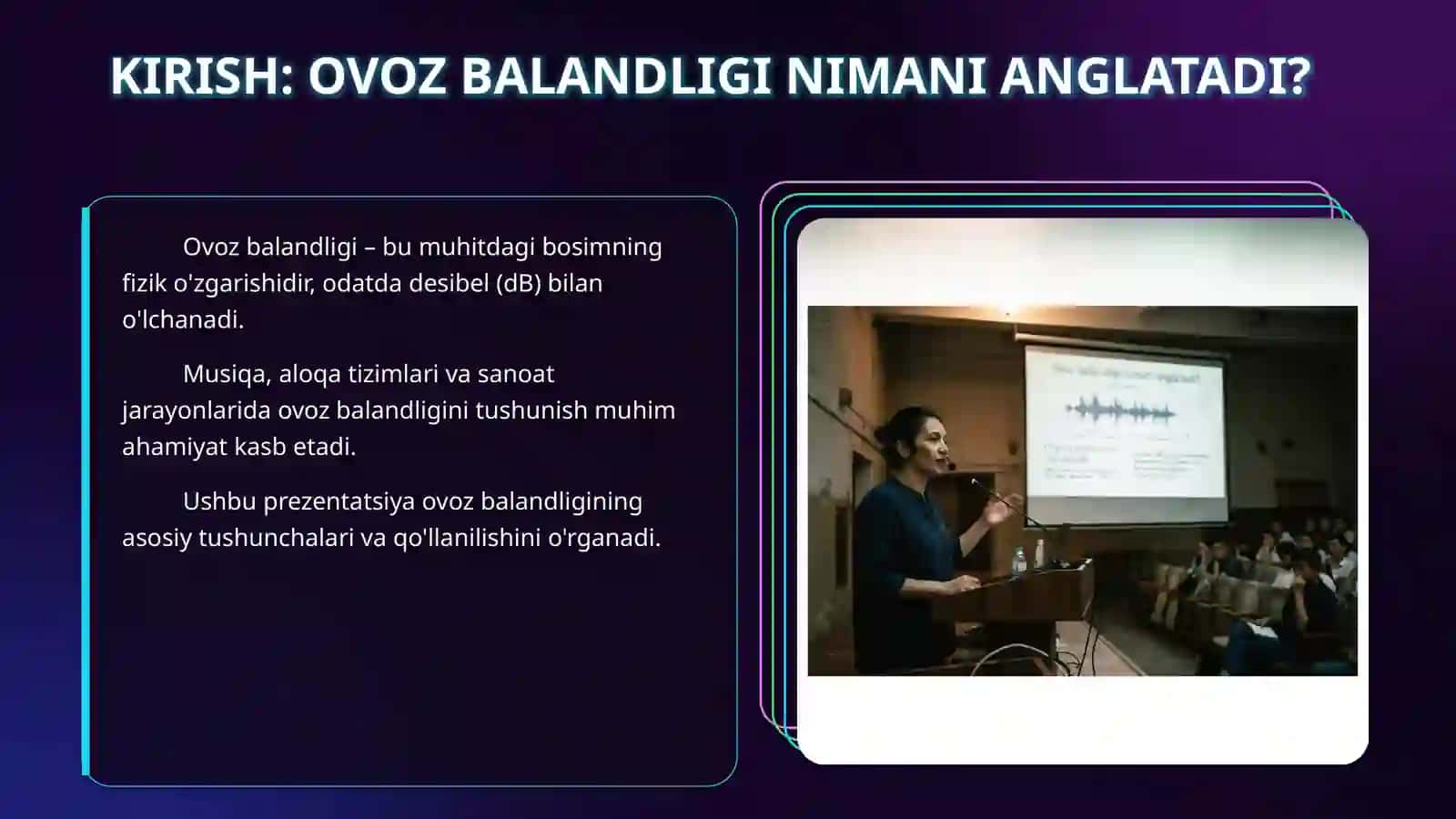 Ovoz balandligi 3