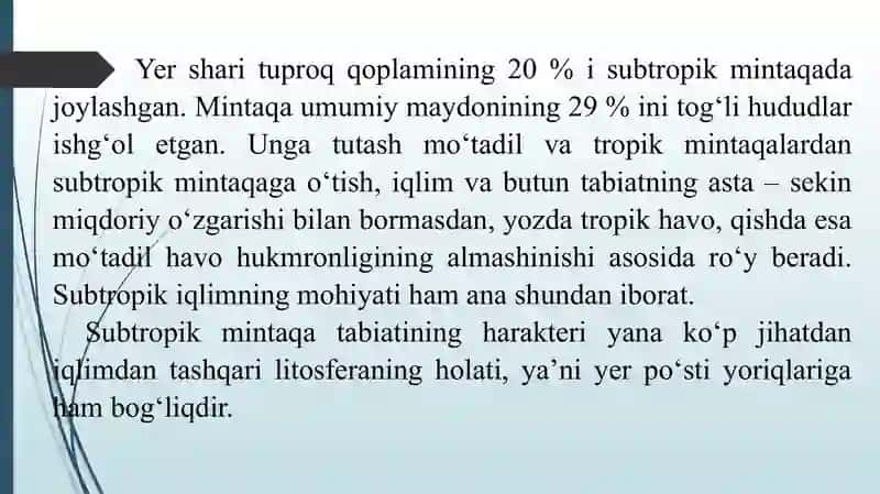 subtropik va tropik mintaqa tuproqlari 3