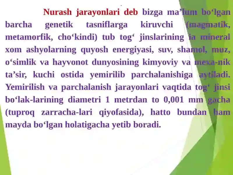 Ekzogen (Nurash) jarayoni 3