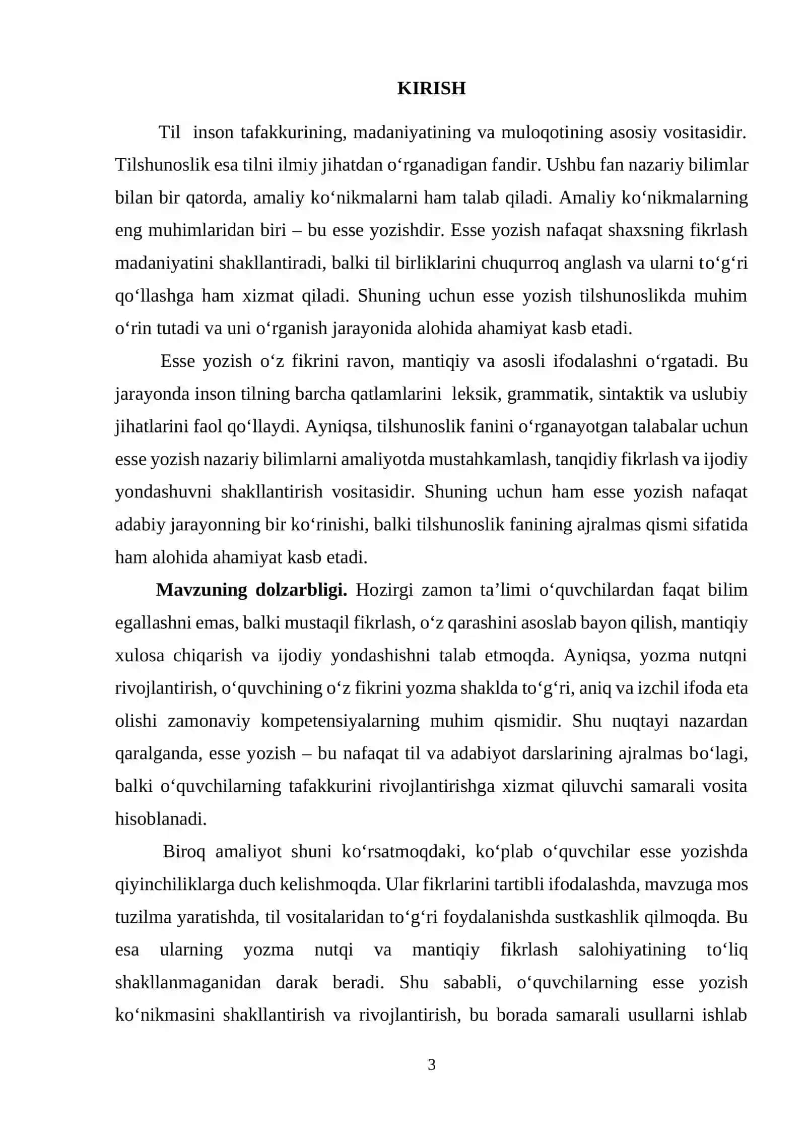 O‘quvchilarning esse yozish ko‘nikmalarini rivojlantirish usullari 3