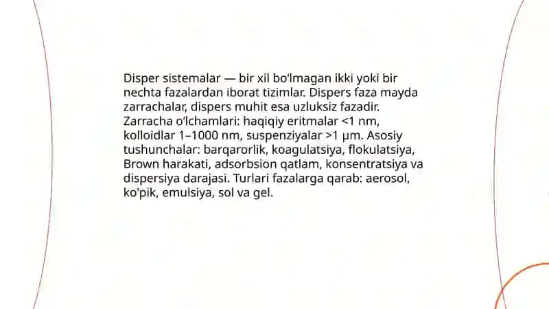 Disper sistemalar 3