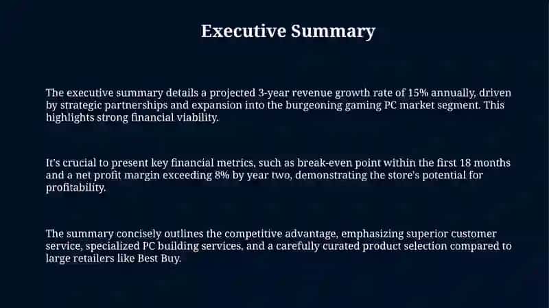 Business plan 3