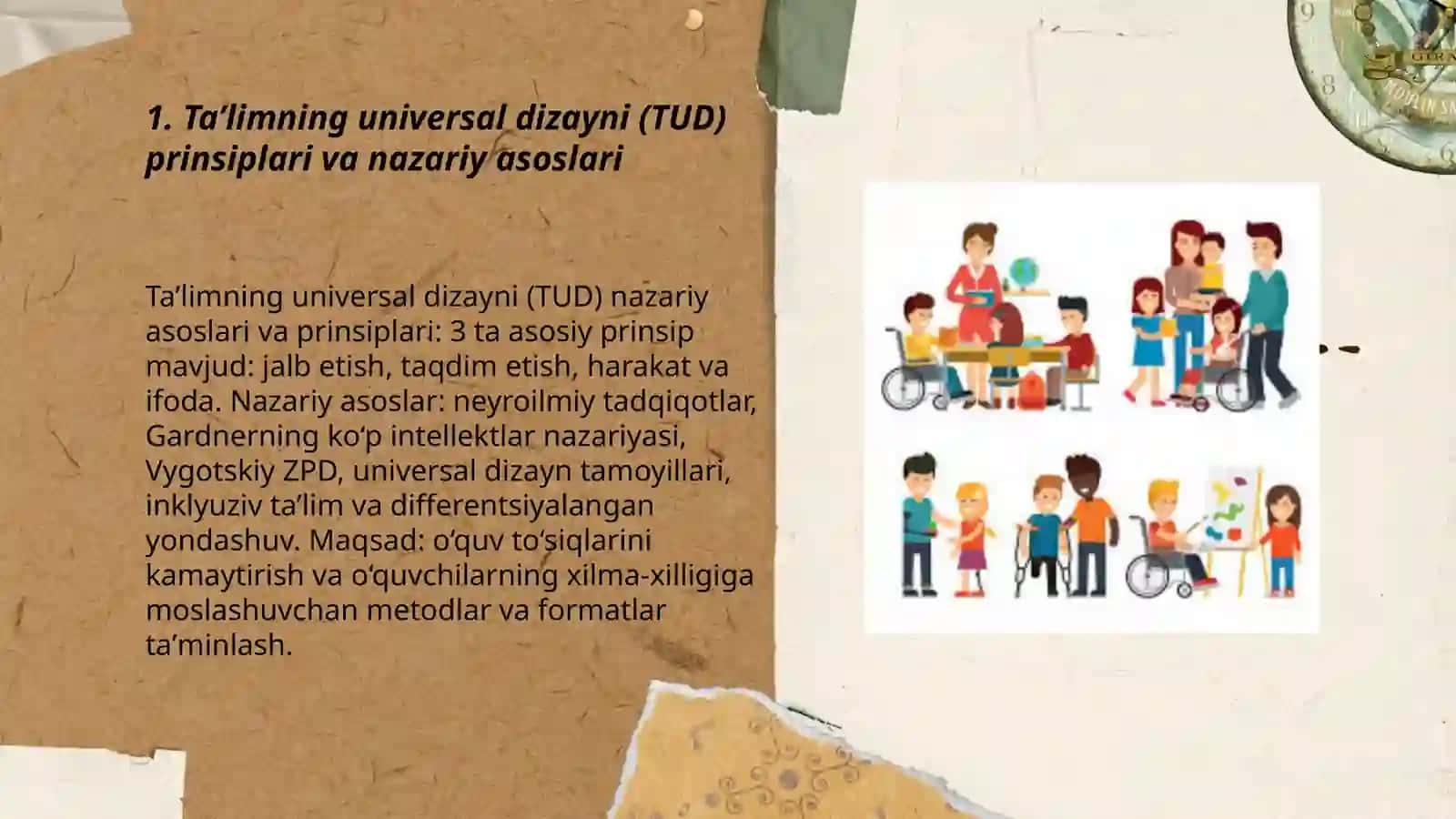 Taʼlimning universal dizayni va individual qoʻllab-quvvatlash dasturi 3