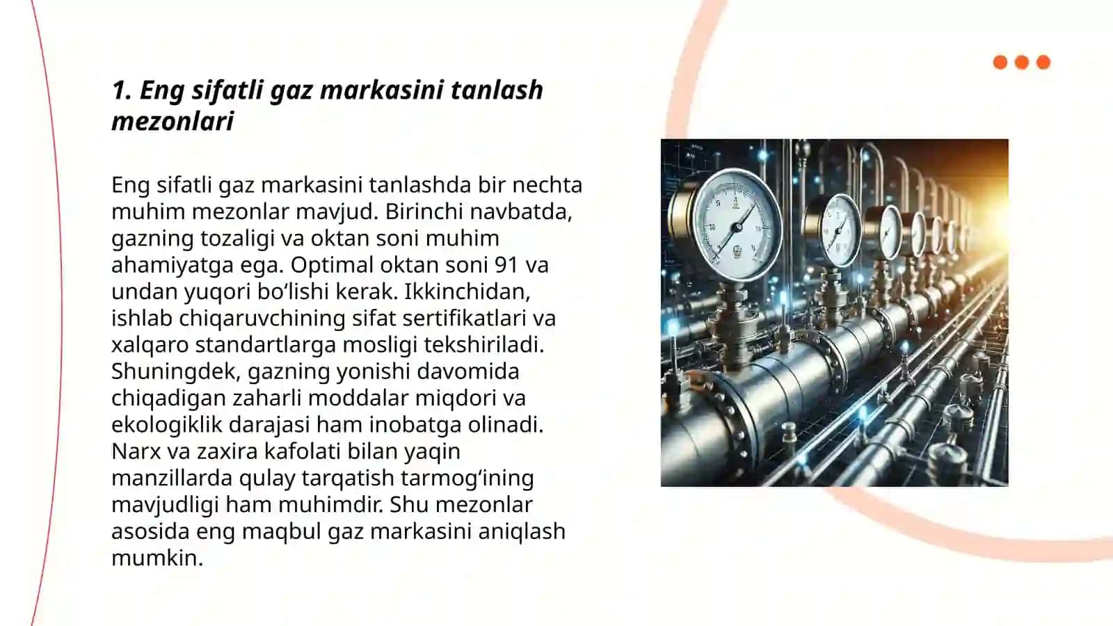 Eng sifatli gaz markasi qanday aniqlanadi 3
