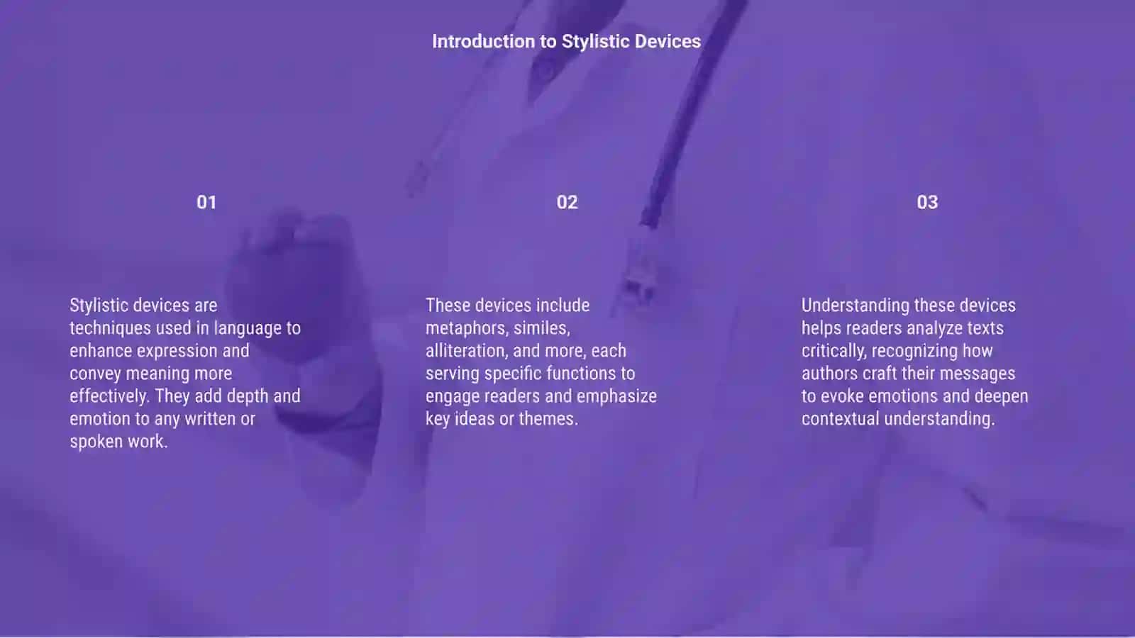 Stylistic Devices and their Functions 3