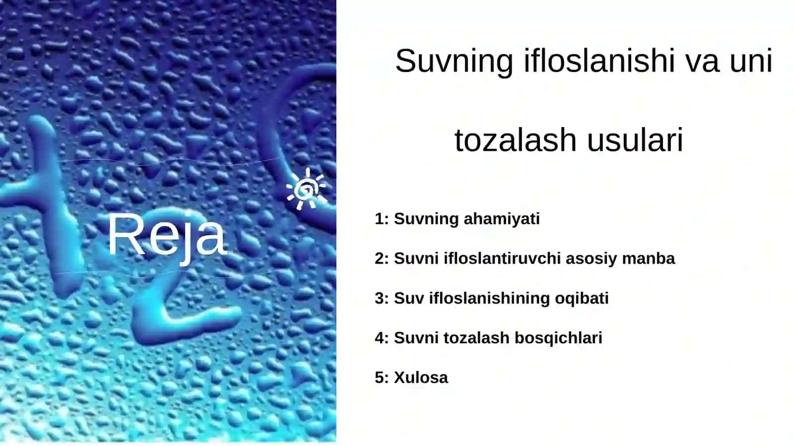 Suvning ifloslanishi va uni tozalash usullari 3