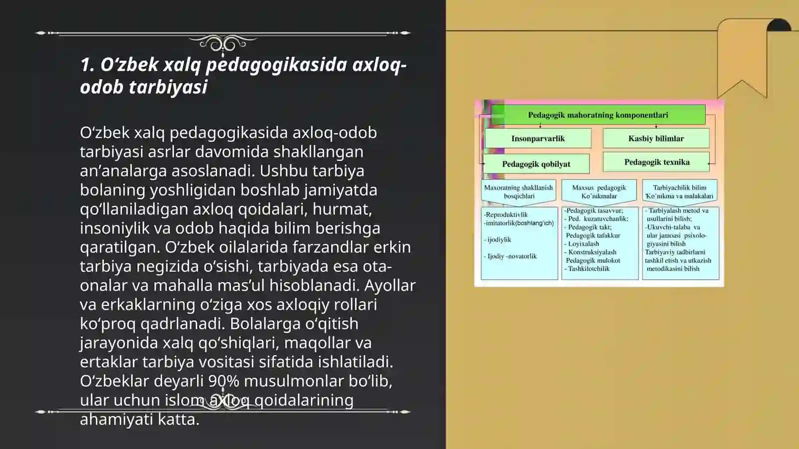 O'zbek xalq pedagogikasi ijtimoiy pedagogik g'oyalar 3
