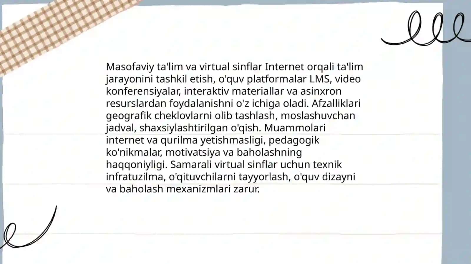 Ta'lim metodlarining tasniflash 3