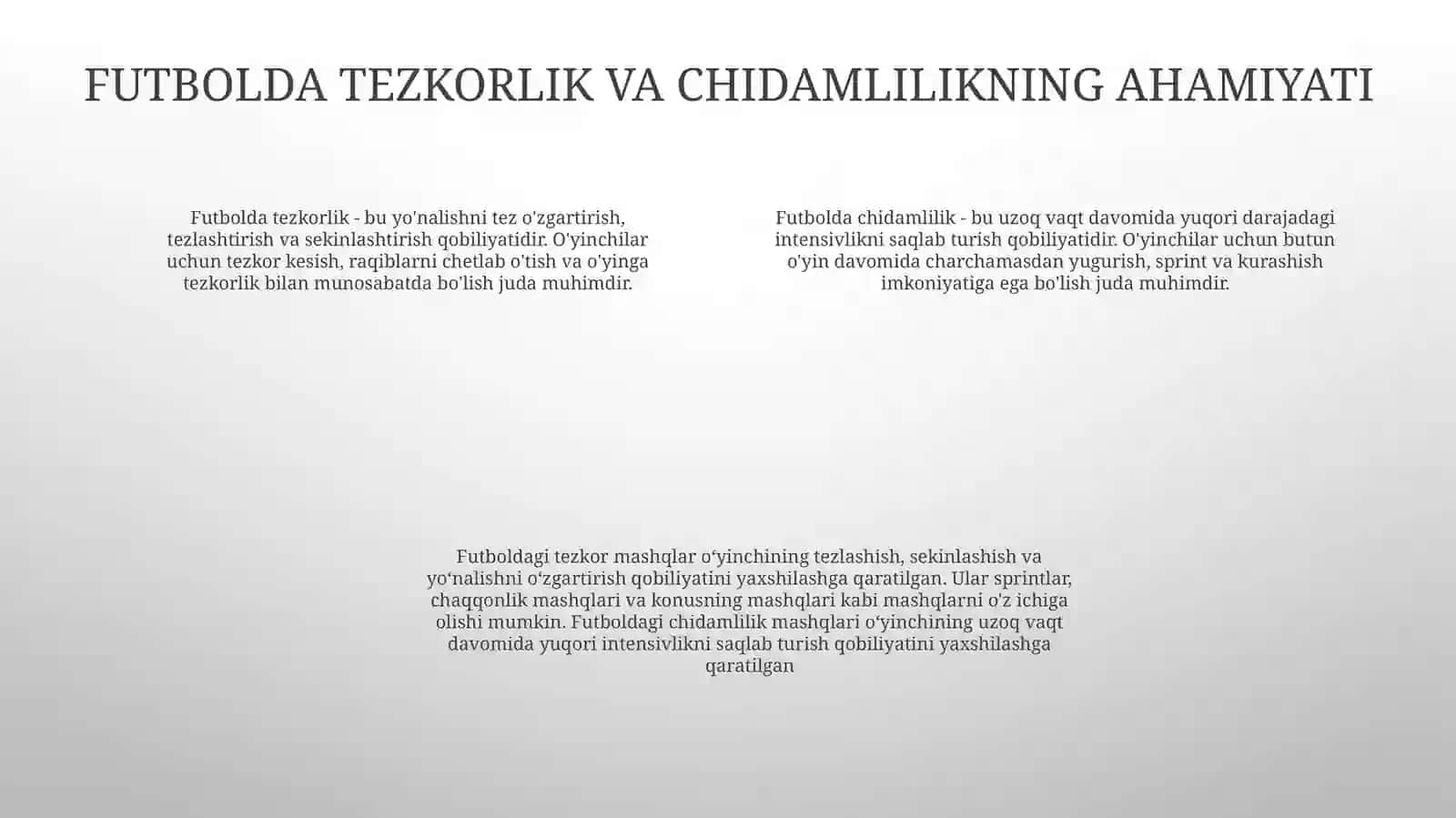 Yosh Futbolchilarda Harakatli OʻYinlardan Foydalanib Tezkorlik Va Chidamlilikni Rivojlantirish Metodikasi 3