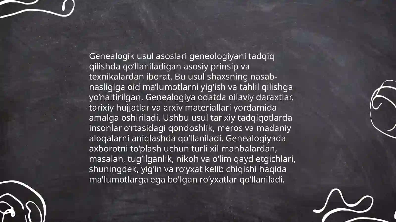 Genealogik usul asoslari 3