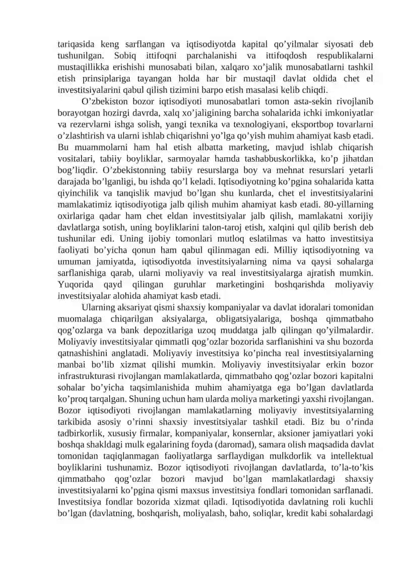 Investitsiyalar marketingi 3