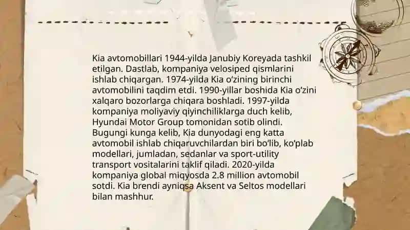 Kia avtomobillari tarixi 3