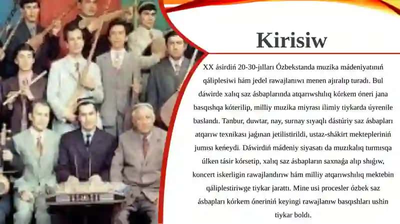 Muzika mádeniyatı 3