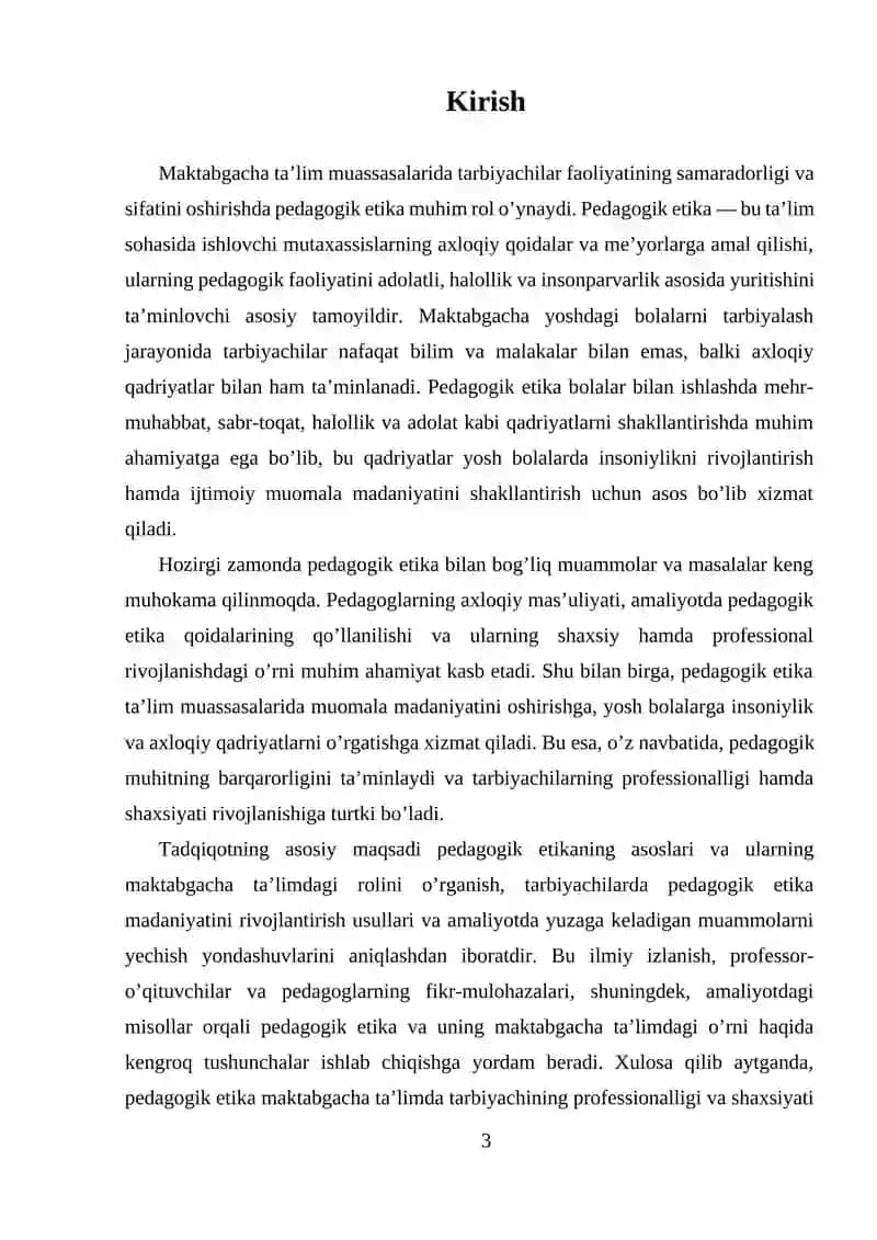 MAKTABGACHA TA’LIM MUASSASASI TARBIYACHISI FAOLIYATIDA PEDAGOGIK ETIKANING ROLI 3