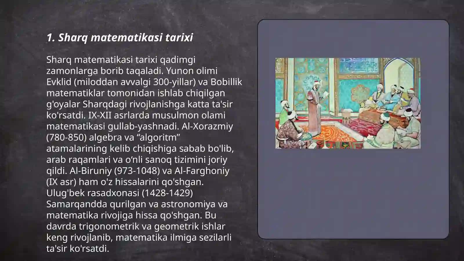 Sharq (Xitoy) matematikasi 3