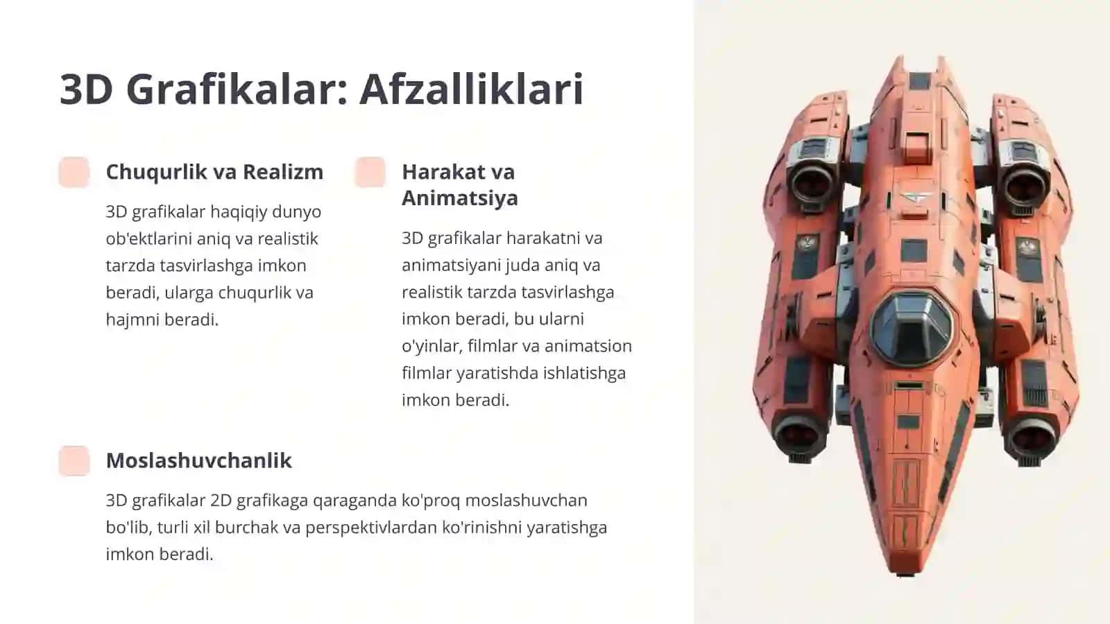 2D va 3D Grafika: Qiyoslash va Imkoniyatlar 3